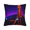 Federa Cuscino Tung Tung Sahur Cartoon Friends Copricuscino Comodo per Sedia Salotto Federe Cuscino Retro Trendy