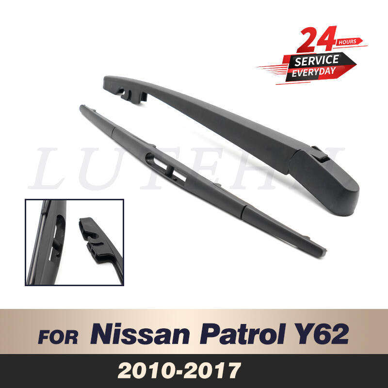 Комплект дворника 12  Задний дворник и рычаг Для Nissan Patrol Y62 2010-2017 2011 2012 2013 2014 Лобовое стекло Заднее стекло 1 set