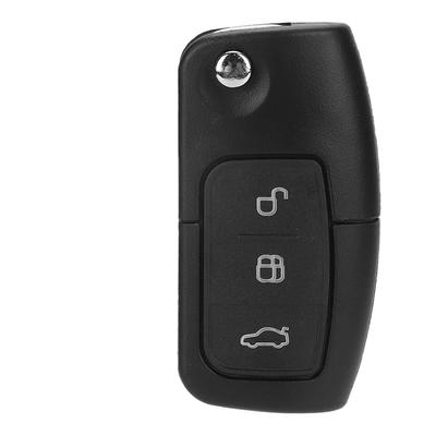 Schwarze 3-Tasten Verriegelungs-433MHz Fernbedienung Autoschlüssel mit 40 Bit Passend für Focus Mondeo