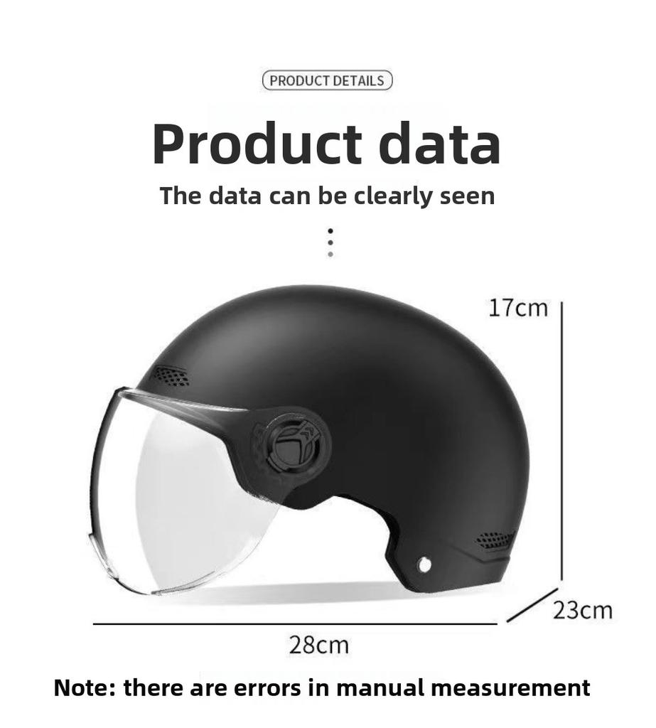 Sunscreen Lightweight Comfortable Hard Hat Motorcycle Universal Cycling Half Helmet