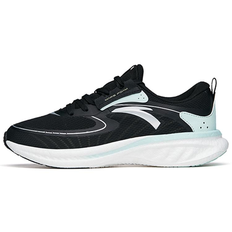 Anta Running Collection Sports Lightweight Breathable Cushioning Low top Running Shoes Women's Black Blue 122215552-4