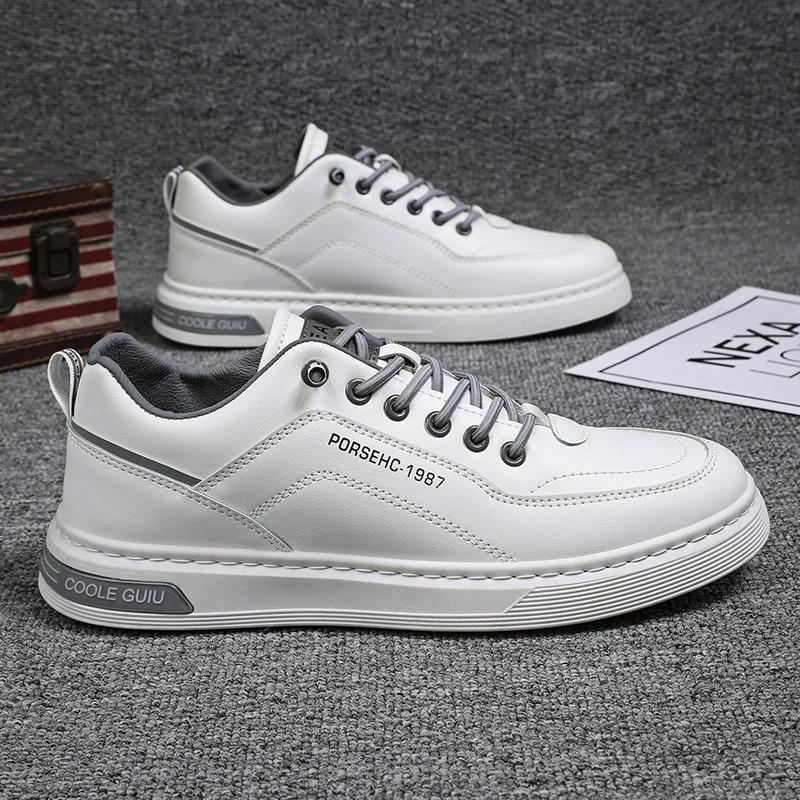 

Комфортная универсальная обувь Повседневная обувь для мужчин Белые дышащие кроссовки Прогулочная теннисная обувь Трендовая обувь для вождения Плоские туфли Tenis Hombres 42