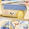 House Shape Stationery Storage Bag Dirty-proof Pen Organizer Pouch Dachshund Pencil Bag  Student