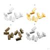 100 Band Bracelet Bookmark Crimp Terminal Cable End Findings Closures Fasteners