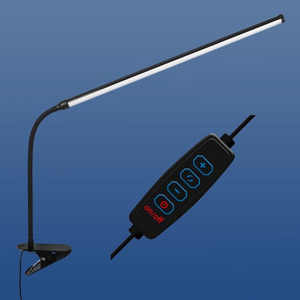 Eye-Caring LED Clip-on Desk Lamp 3 Mode Colors Reading Study Light  Reading Working