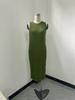 Russian Autumn/Winter Casual Round Neck Lazy Style Knitted Cardigan Set Dress