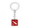 DOTA2 Weapon Model & Portal Scroll Pendant Necklace with Dota Logo Keychain