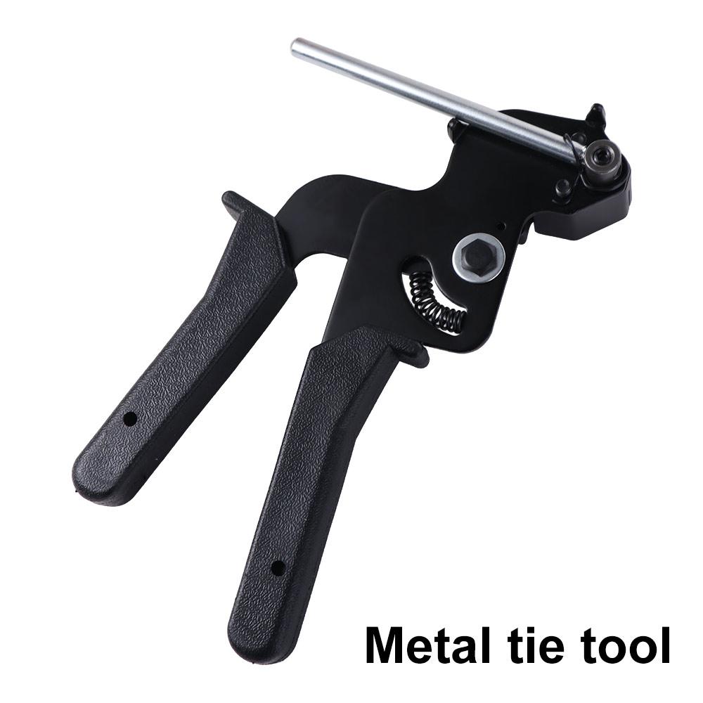 Adjustable Cable Tie Metal Pliers Stainless Steel Fastening Strap Cutter  Cable Tie Tool
