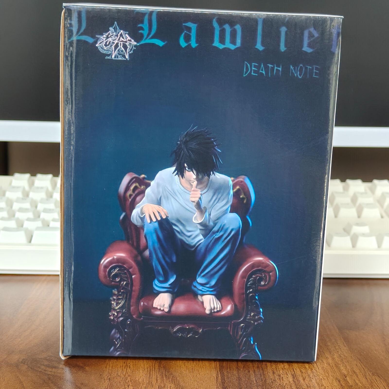 

Тетрадь смерти L Lawliet Модель дивана-трона Украшение Аниме Фигурка Мальчики Коллекционные игрушки Подарок детям на день рождения ПВХ