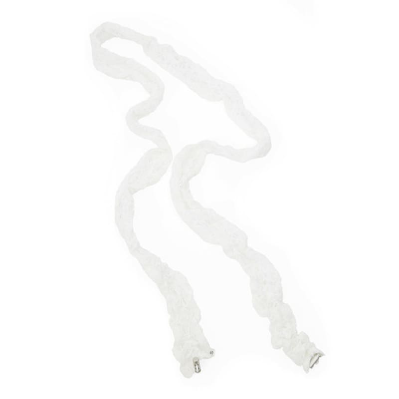 UNDERCONTROL STUDIO STRING PLEATS MUFFLER / lace / WHITE