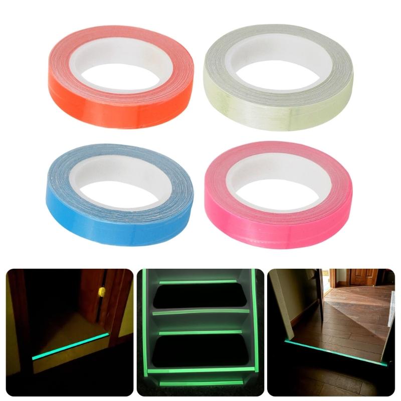 4pcs Bright Craft Tape Night Glows Adhesive Tape DIY Fluorescent Tape Upgrades for DIY activity & Educational Use