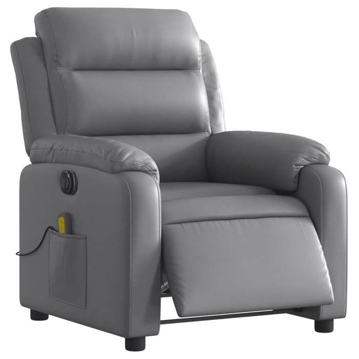 VidaXL Electric Reclining Massage Armchair, Relaxation Chair with Backrest, Seat with Armrests Living Room, Modern, 3205038