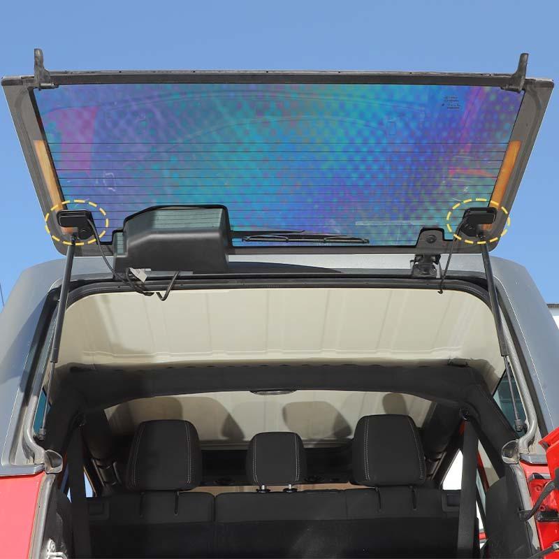 Tailgate Glass Heating Wire Protective Decoration Cover For Jeep Wrangler JK 2007-2017 Car Exterior Accessories