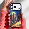 City Pop Art At Night Phone Case for iPhone 17 16 15 14 13 Pro Max Back Cover for 12 11 Pro Coque