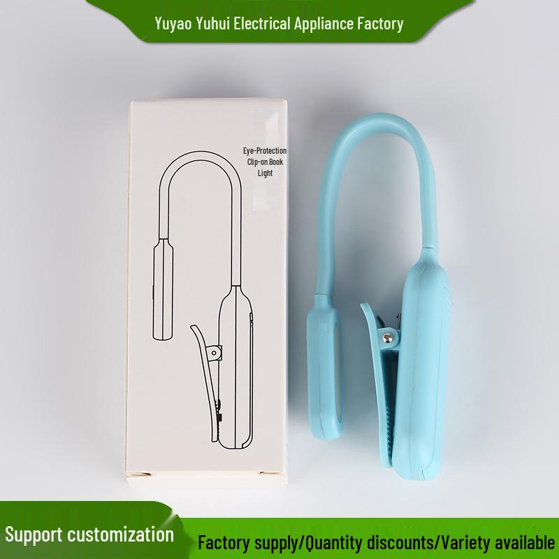 Bezstopniowe ściemnianie LED Klips do książki - Zasilany bateryjnie do czytania w nocy