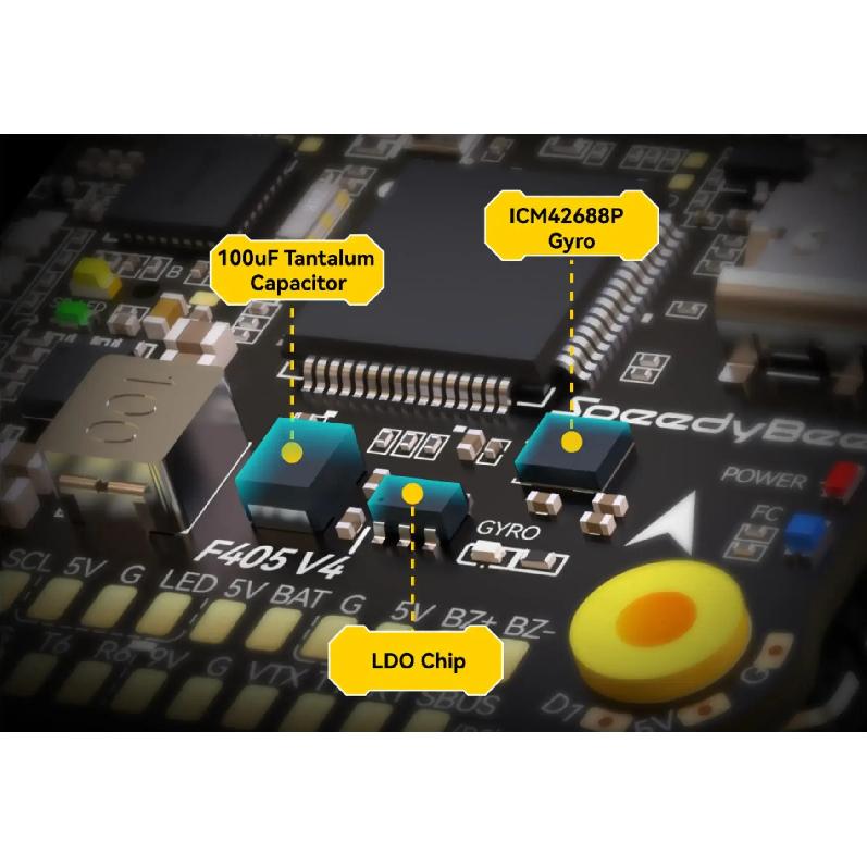 For Speedybee F405 V4 Stack BLS 55A 4-in-1 ESC&FC RC iNAV Betaflight Configure Bluetooth 3-6S FPV 5-8 inch frame Drone parts