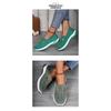 Women's Oversized Casual Shoes, Fly Woven Breathable Shoes, Women's Lightweight and Comfortable Mesh Shoes, Soft Soled Shallow Single Shoes