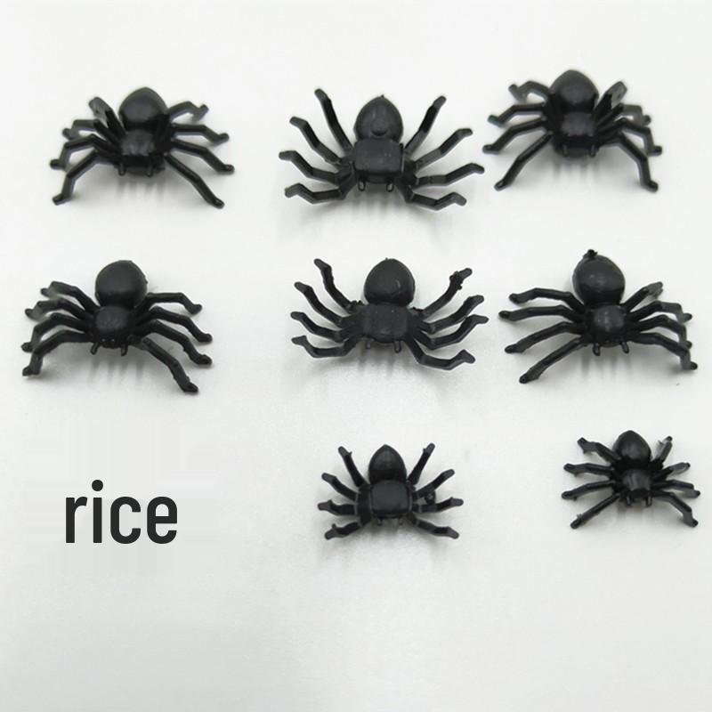 Светящийся в темноте кулон-паук черный - 21x14 мм Хэллоуинский аксессуар 20 pieces per pack