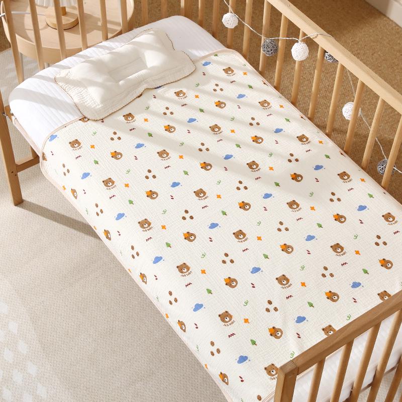 Washable Large Incontinence Pad: Waterproof, Breathable Cotton Bed Sheet for Newborns & Menstrual Use