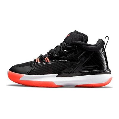 Air Zion 1 PS Bloodline Kids Sneakers Black White Bright-Crimson DC2024-006