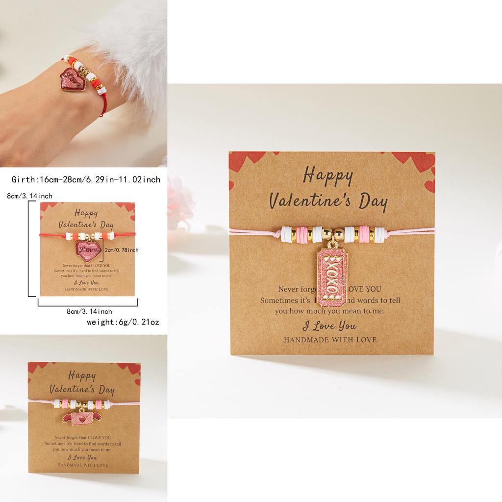 Handcrafted Star Heart Pattern Bracelet For Women Gift Weddings Summer Style