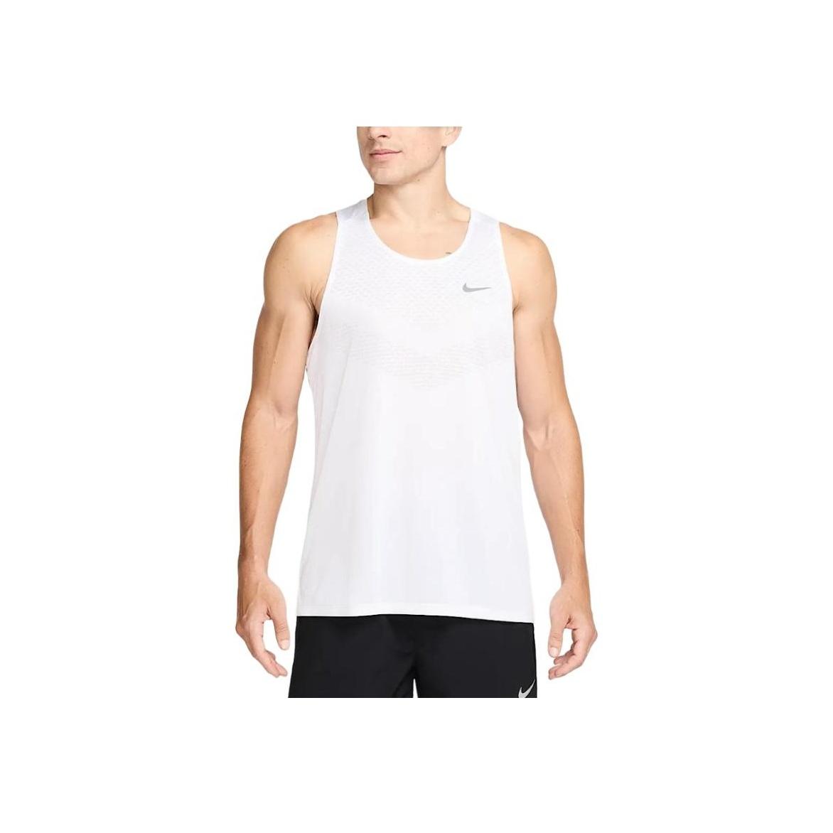 

Nike Логотип Без рукавов Круглый вырез Майка Мужские Топы Белый HV5210-100 M