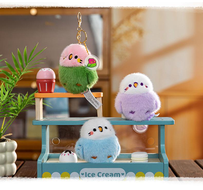 Grenzüberschreitender kleiner Vogelzwitscher-Anhänger: Stofftier & Schlüsselanhänger für Kinder