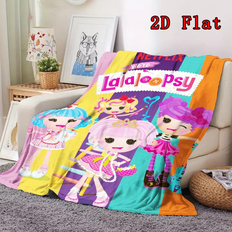 Lalaloopsy 2D Flat Pattern Flannel Blanket High quality All Seasons Warmth and Comfort Perfect for Christmas Gifts.PMT0914016