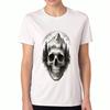 Skull Graphic Unisex's Cotton T Shirt, Premium Cotton Print, Durable, Casual & Stylish, Featuring Artistic Skull Designs For A Unique And Fashionable