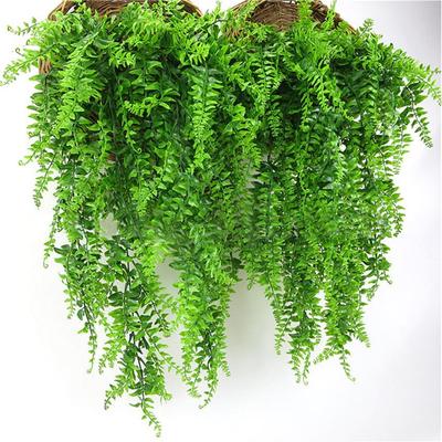 Green Artificial Plants Vine Persian Leaf Festival Home Garden Arch Balcony Desktop Wedding DIY Gift Box Party Wall Decorations