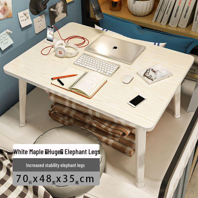 Folding Bedside Student Desk: Compact, Versatile Table for Bedroom or Dorm