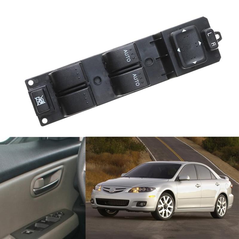 Car Power Window Master Control Lifter Switch For Mazda 6 2006-2008 Only Fit LHD Model GP7A-66-350A GP7A-66-350B GP7A-66-350C