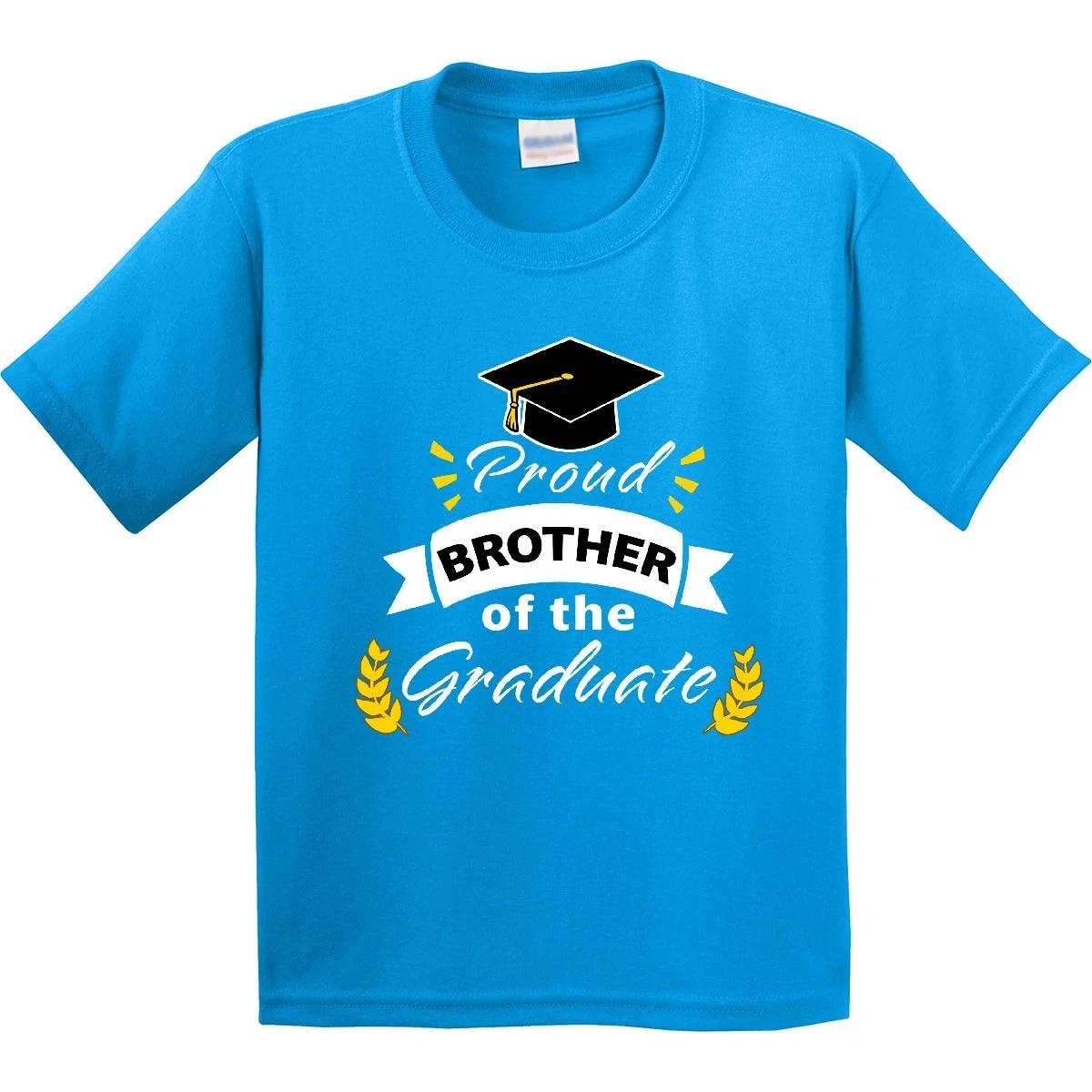 Inktastic Family Graduation-Proud Brother Of The Graduate Youth T-Shirt Day 2019 150