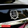 TGM3   2Pc 3D Metal Car Fender Trunk Stickers Badge Emblem Decal For MERCEDES BENZ W203 W204 W205 W209 W210 W211 W212 W176 W166 W163