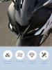 Divisor Delantero de Ala de Pato para Motocicleta, Spoiler de Labio de Aerodinámica ABS, Se Adapta a Suzuki/Honda/Yamaha/BMW/Triumph/Harley-Davidson, Rac