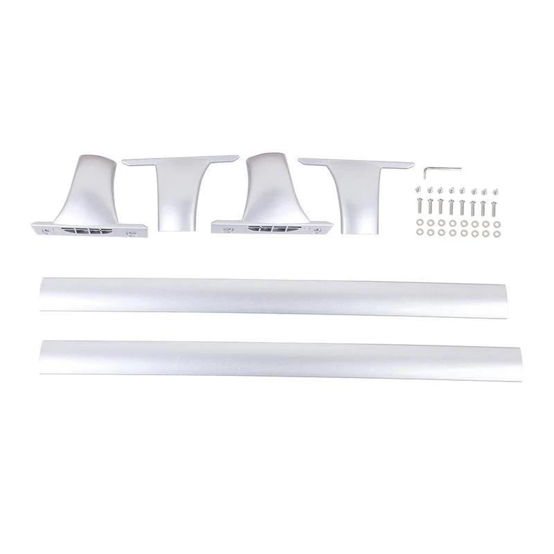 

Автомобильные аксессуары багажник на крышу поперечины поперечины 68 кг 150 фунтов грузовой багаж сноуборд держатель верх подходит для Nissan Rogue 2014-2018 серебряный