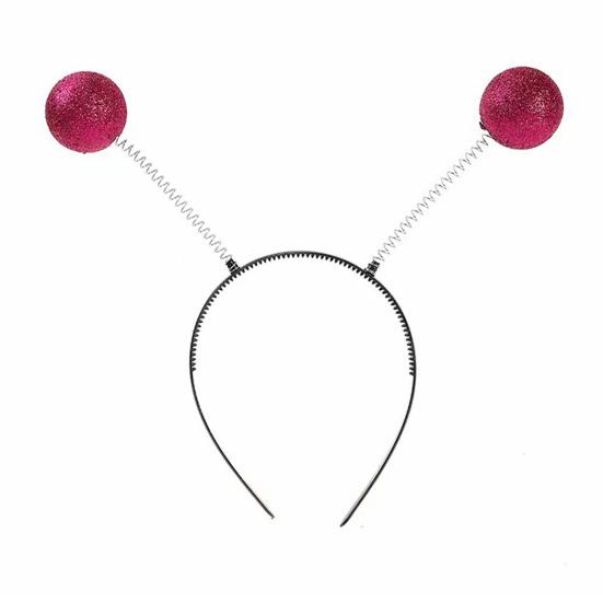 Party Headband Spring Design Glitter Ball Decor Hair Hoop Cartoon Style Autumn Winter Birthday Celebration Accessories