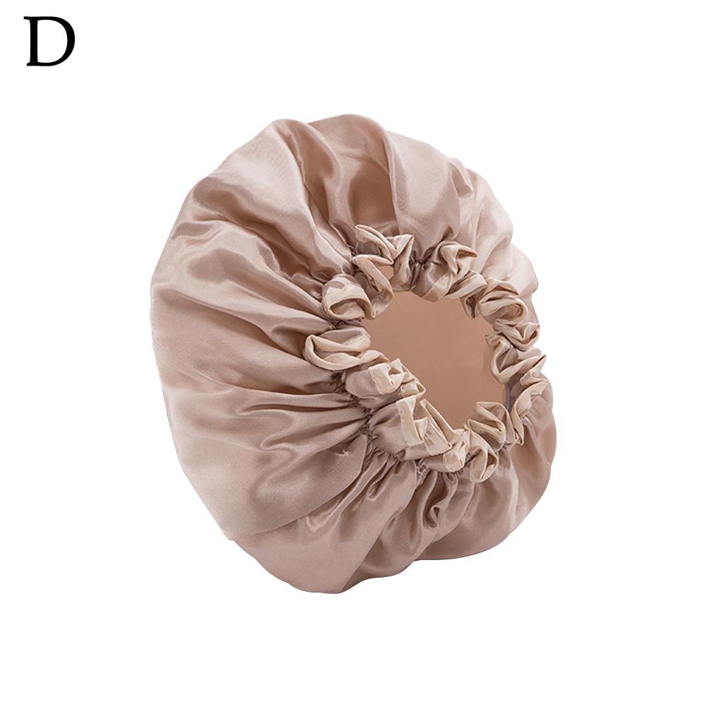 Waterproof Shower Cap Bath Cap Double-layer Shower Cap Household Acssories For Women Women s Cap Bathroom Acssories