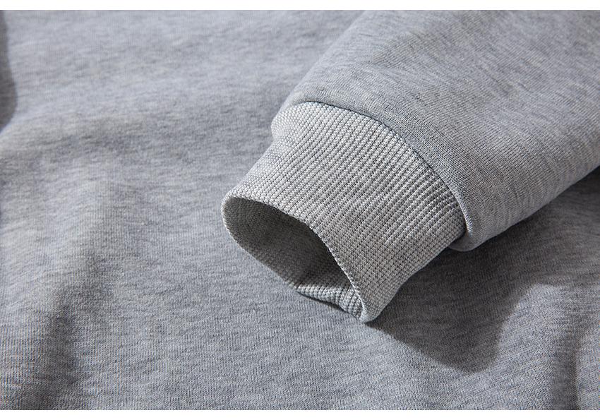 Completo Sportivo Unisex in Pile Monocolore - Felpa con Cappuccio Girocollo & Pullover Largo