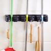 Wall Mounted Mop Fixed Clip Plastic Material Bathroom Broom Hanger Mop Holder  Home Use