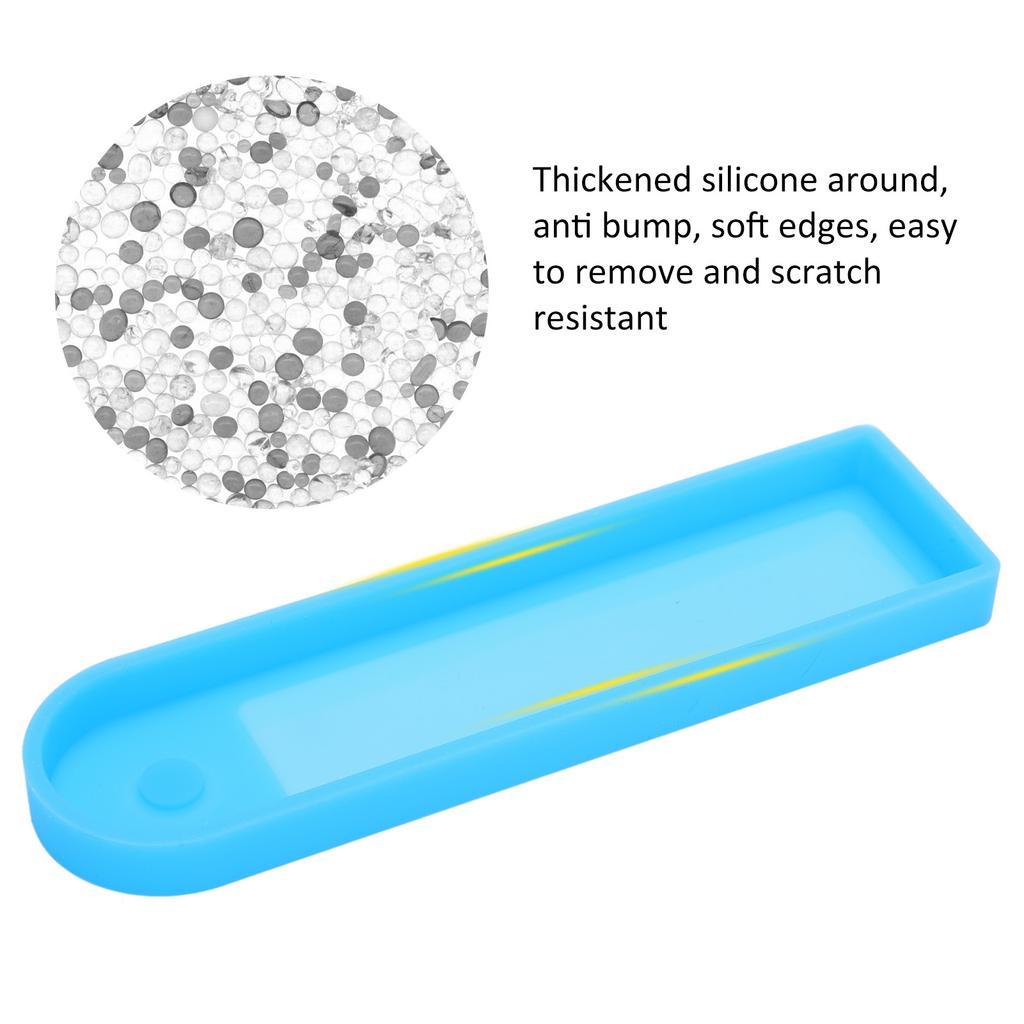 Scooter Instrument Cover Electric Scooter Waterproof Silicone Meter Cover for M365 Blue