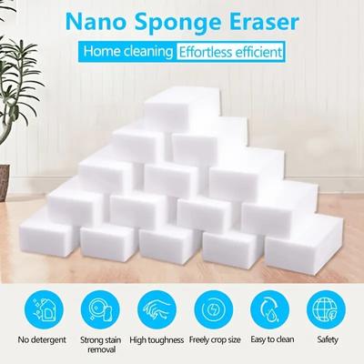 Magic Melamine Sponge, Cleaning Tool for Kitchen and Bathroom, 25/50 Pieces