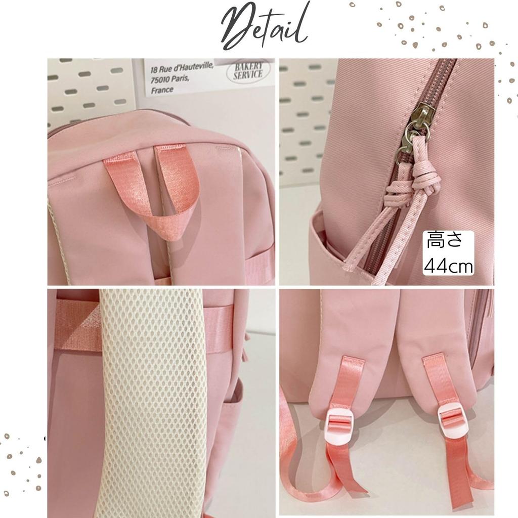 Harujio Ita Bag Large A4 Light Perfect for Otaku Plush Acrylic Everyday Events Backpack, Capacity, Size, Black, Brown, Pink, Blue, Clear, Activities,