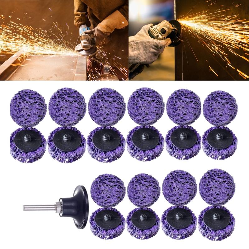 2 Inch Nylon Fiber Sanding Discs Wet Dry Sanding Discs Flap Disc for Die Grinder Surface Prep Strip Grind Polishing