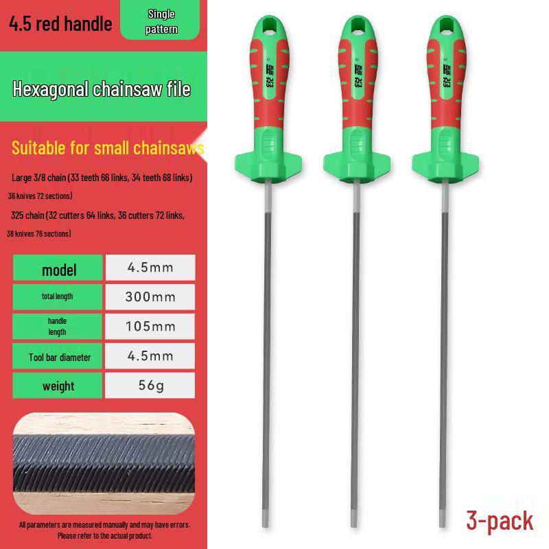 Sechskant Kettensägenkettenschleife Werkzeug - Handgeführter Sägezahnschärfer