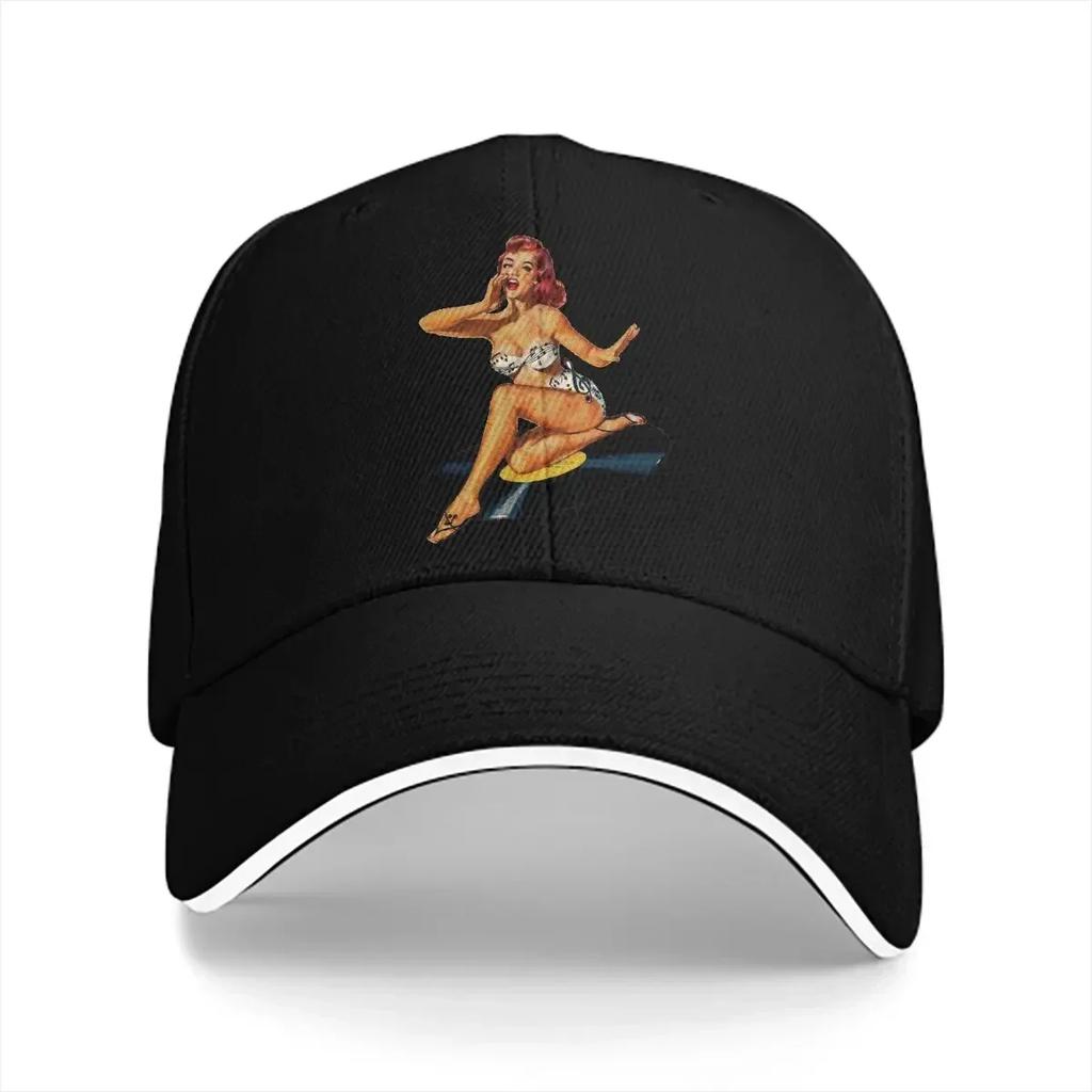 Summer Cap Sun Visor Goddess Pin Up Girl Hip Hop Caps Peaked Hats