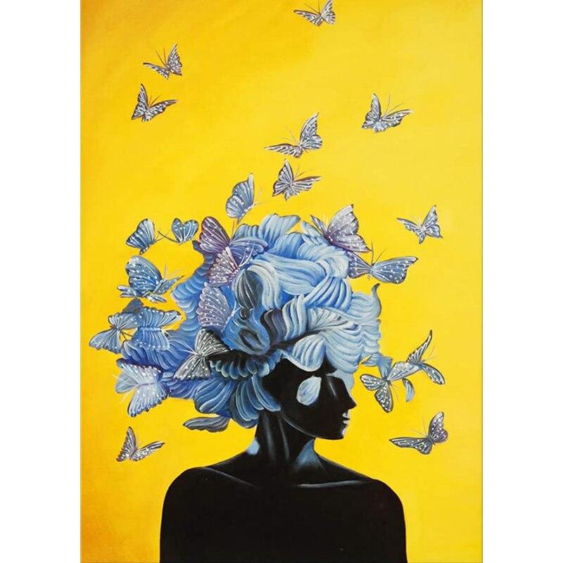 New 5D DIY Diamond Painting Abstract Art Diamond Embroidery Scenery Cross Stitch Full Round Drill Home Decor Manual Gift