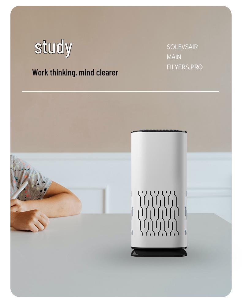 USB Car Air Purifier & Aroma Diffuser with Negative Ion Technology