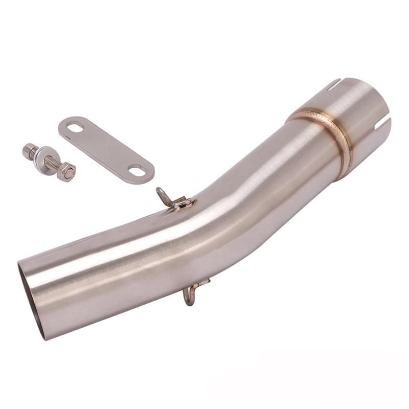 Mid Pipe For BWM R1200GS/ADV 2004 2005 2006 2007 2008 2009 Motorcycle Link Pipe Exhaust Middle Tube Slip 50.8mm Stainless Steel