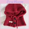 Knitted Winter Hat And Neck Warmer Set For Women With Windproof Design Perfect For Cold Season